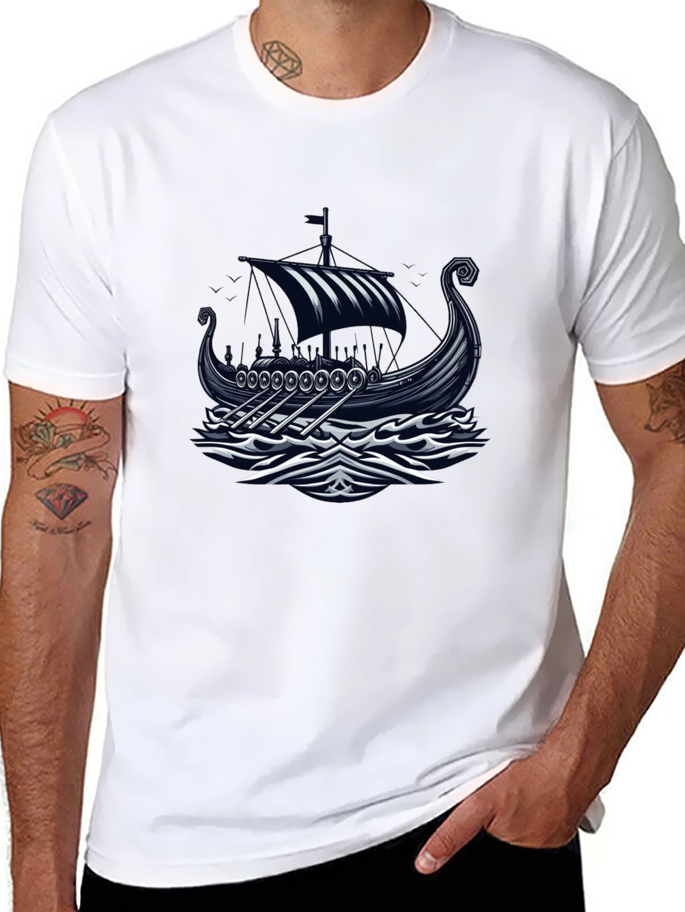 Viking Ship Graphic Tee