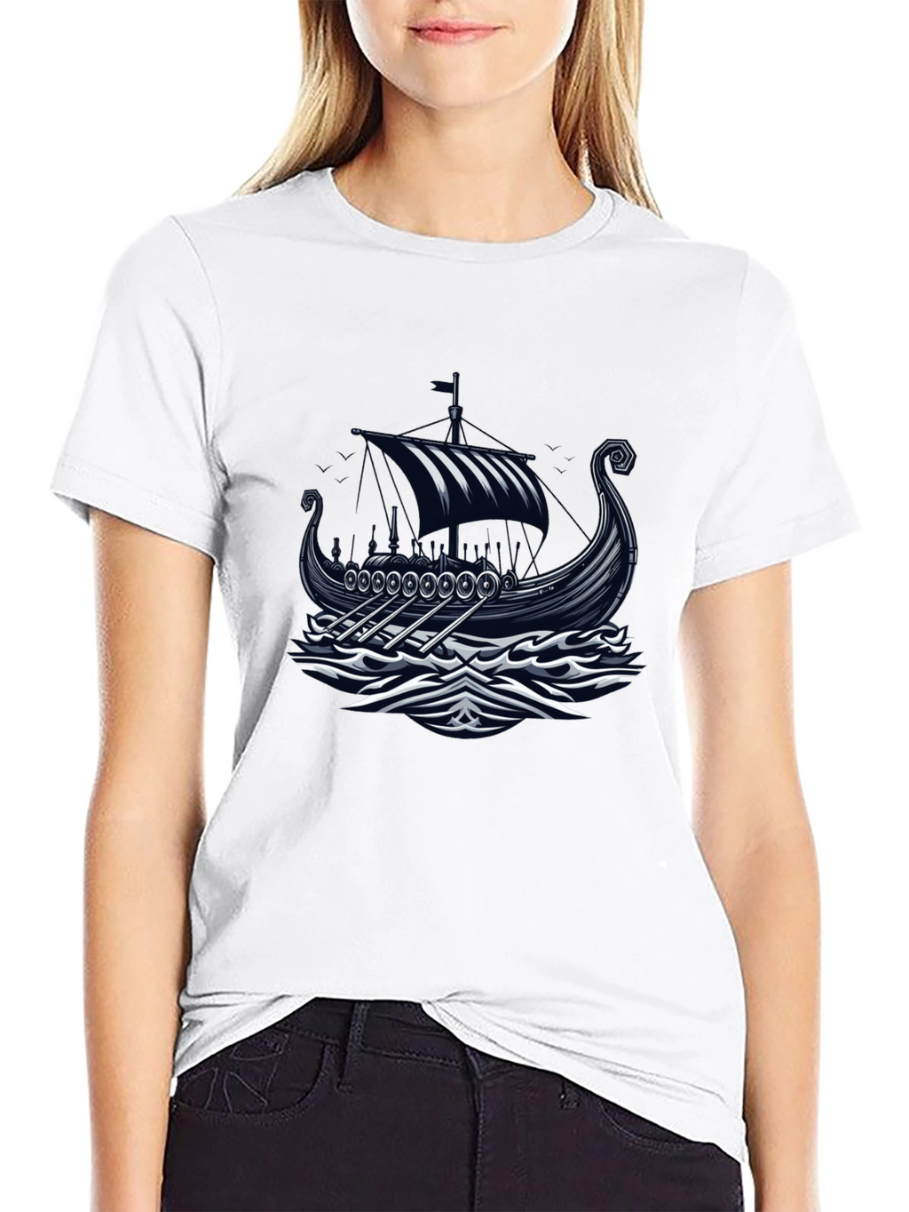 Viking Ship Graphic Tee