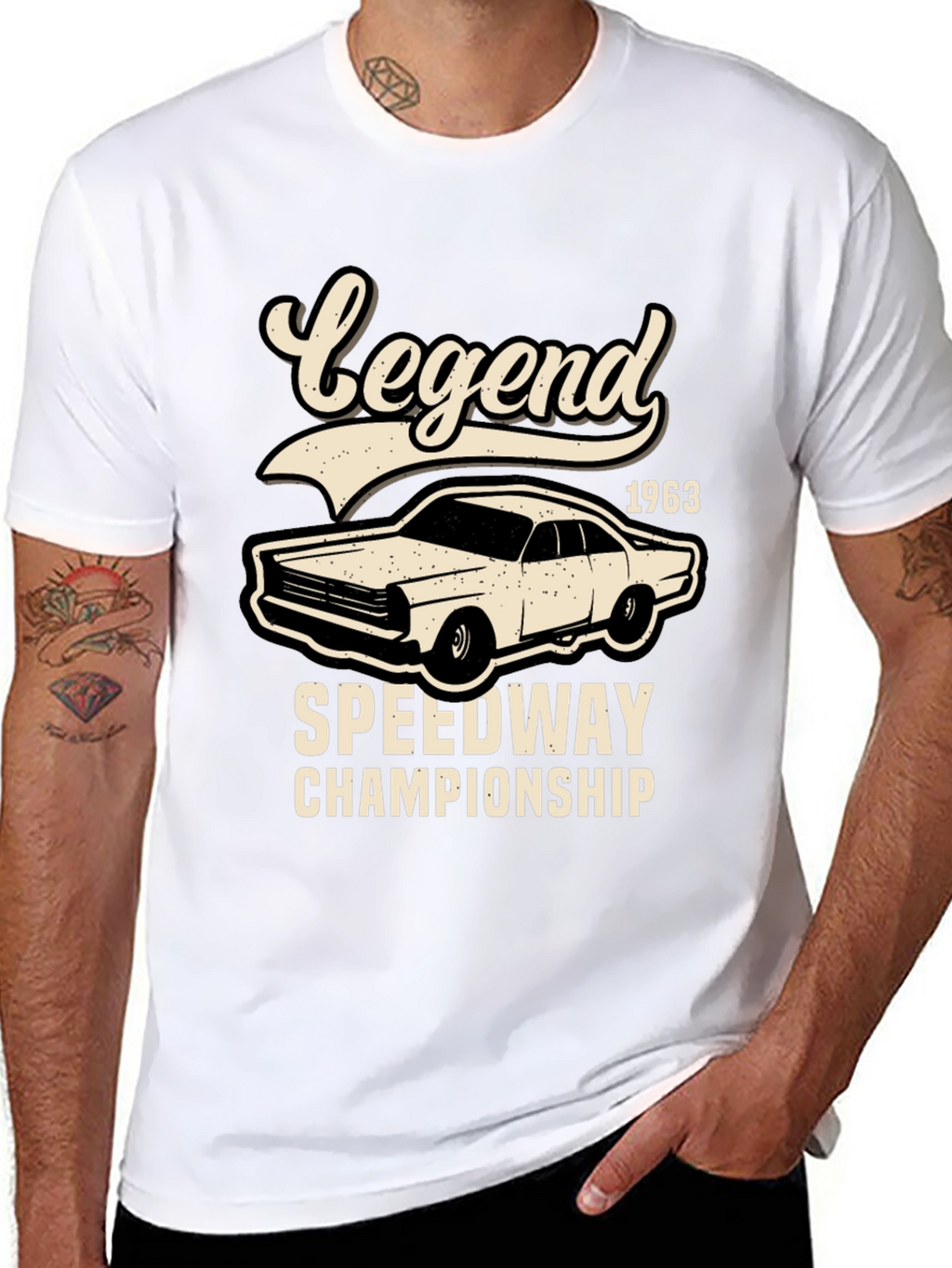 Legend 1963 Speedway Championship Black T-Shirt