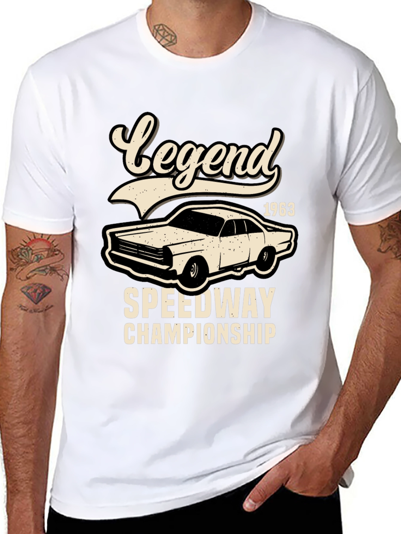 Legend 1963 Speedway Championship Black T-Shirt