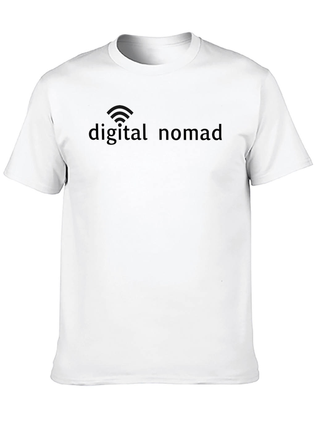 Digital Nomad T-Shirt - Black Cotton Tee