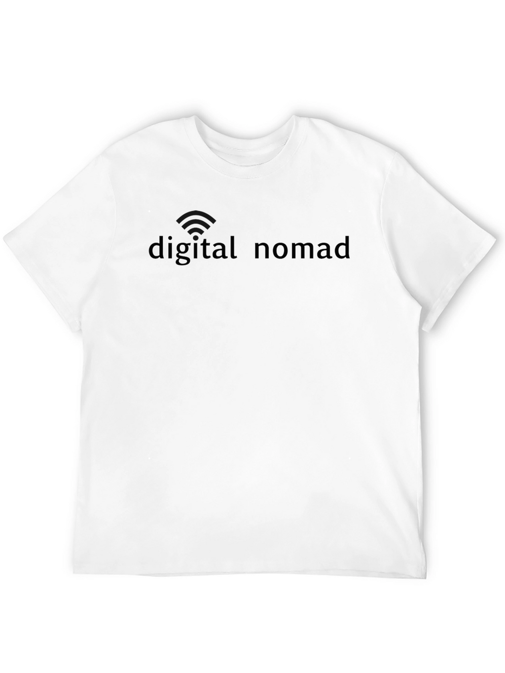 Digital Nomad T-Shirt - Black Cotton Tee