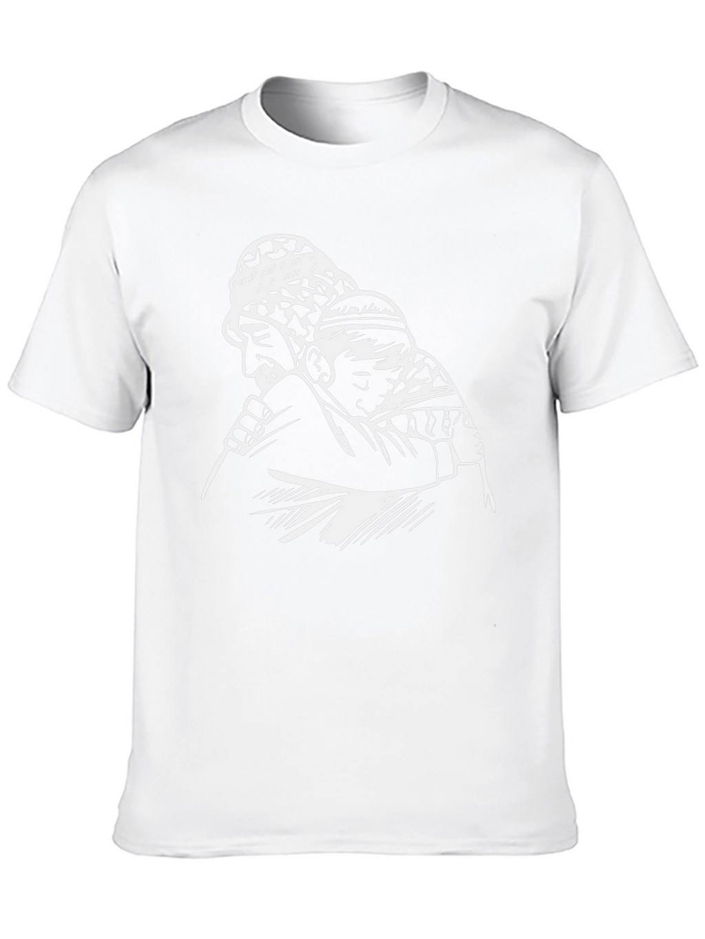Touching T-Shirt: Grandfather & Child