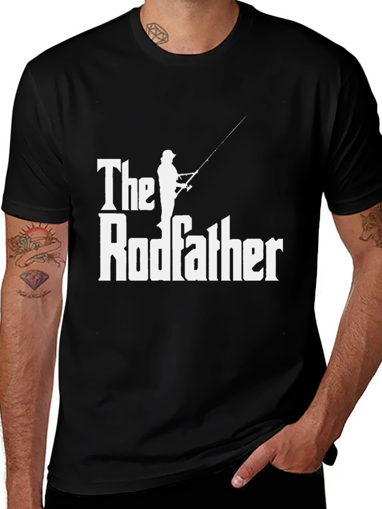 The Rodfather Fishing T-Shirt - Angler Humor Tee