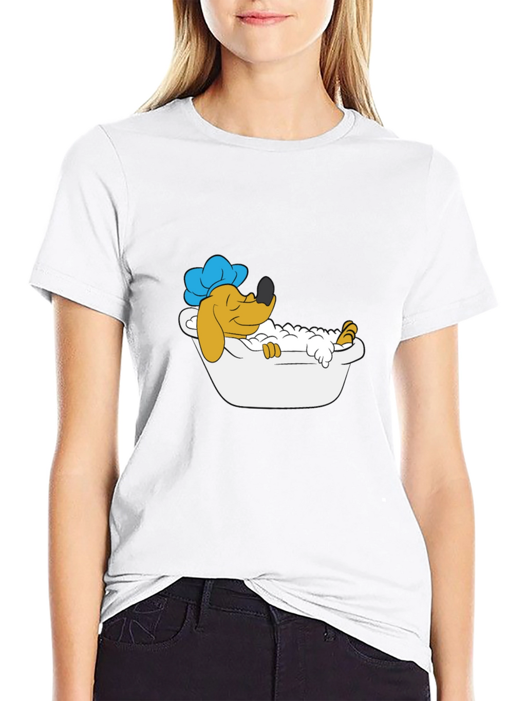 Cartoon Dog Relaxing T-Shirt