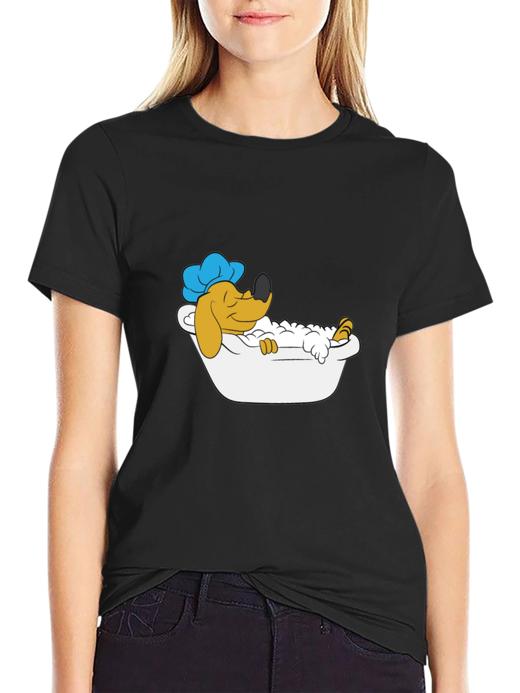 Cartoon Dog Relaxing T-Shirt