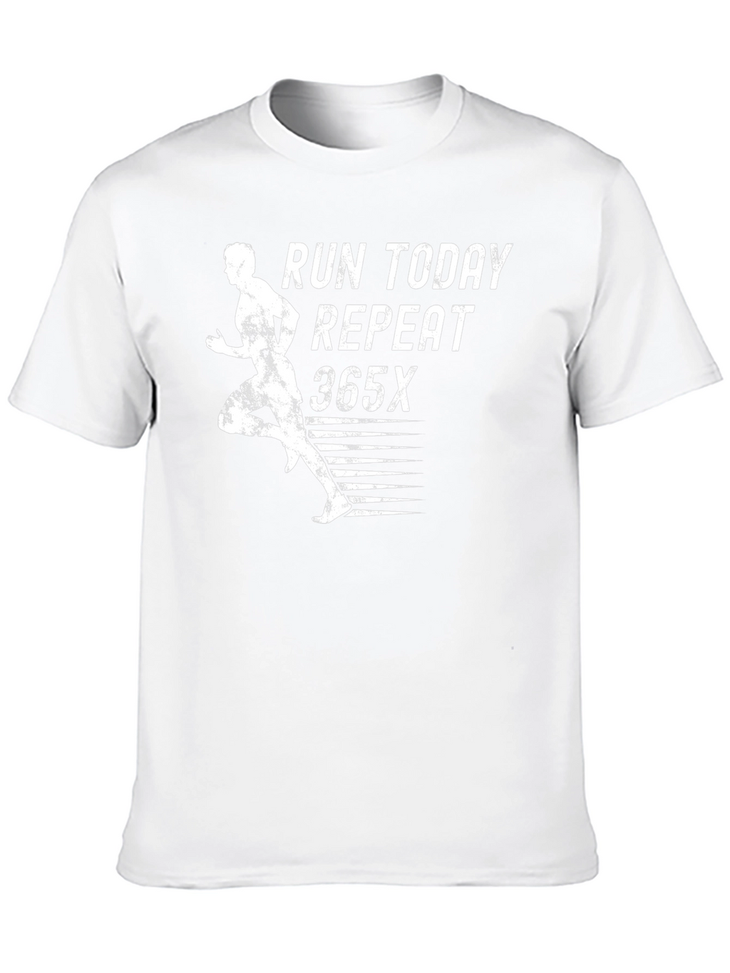 Run Today Repeat 365x Black Graphic Tee