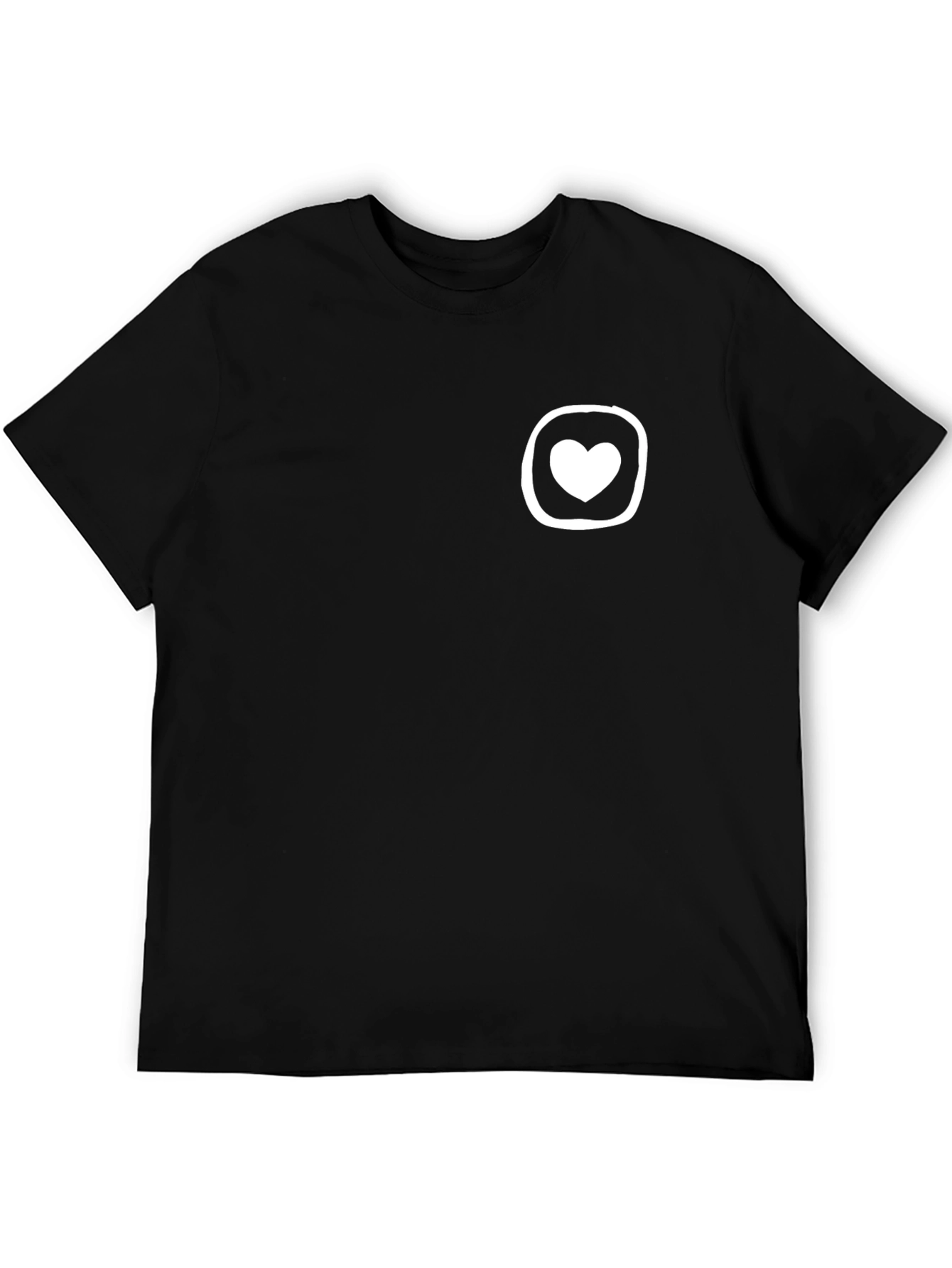 Heart Emblem T-Shirt - Modern Minimalist Design