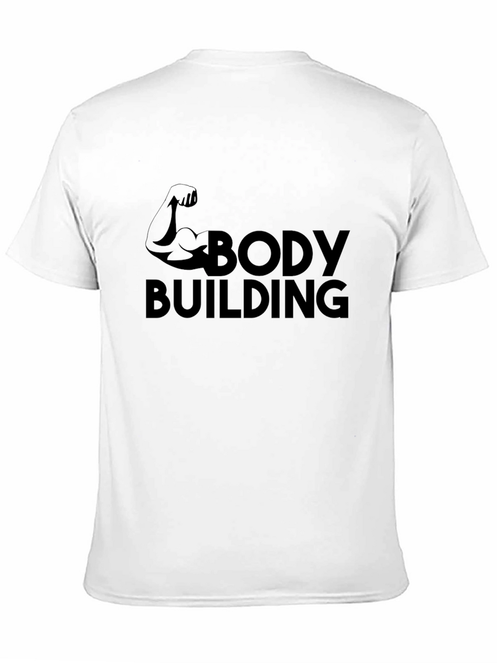 Bodybuilding Graphic Tee - Black Fitness T-Shirt