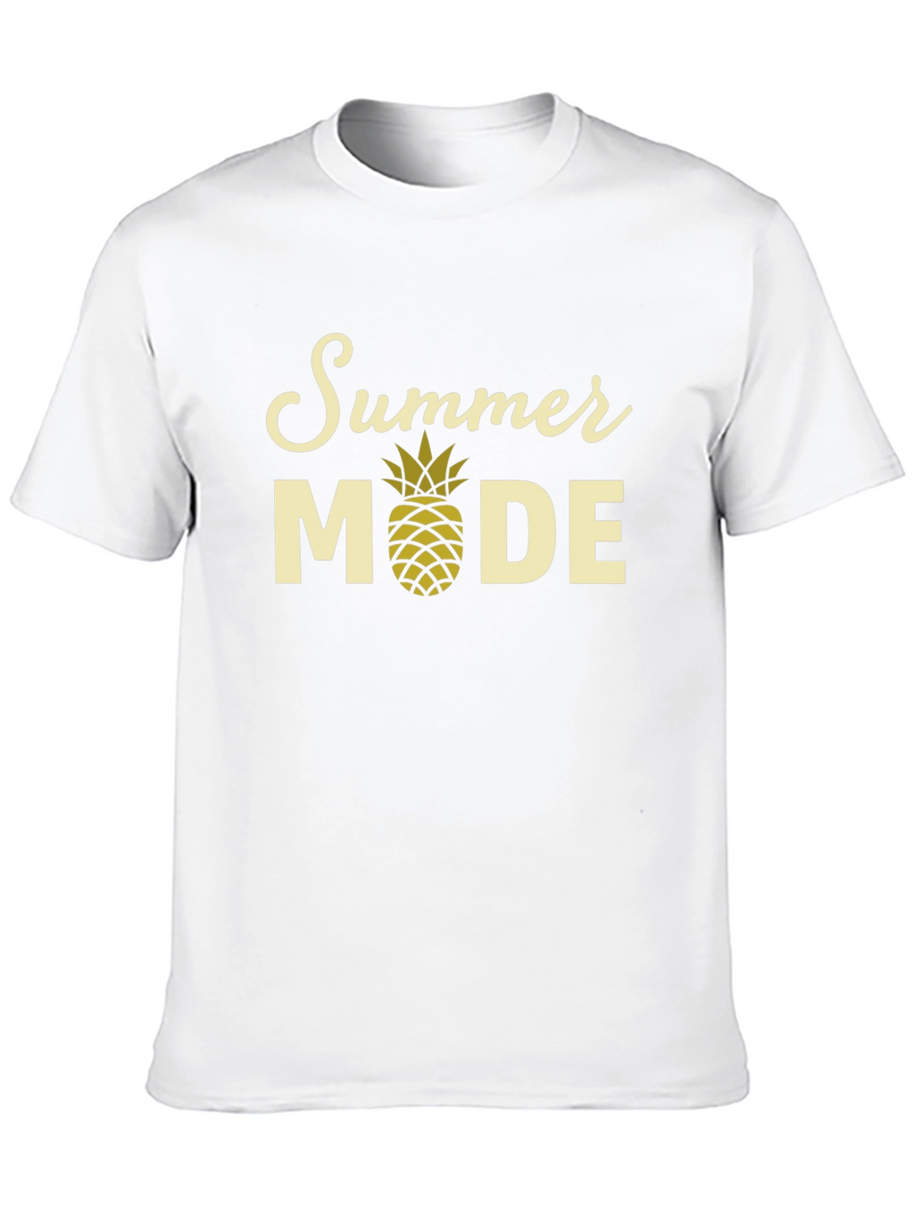 Summer Mode Graphic T-Shirt - Pineapple Design