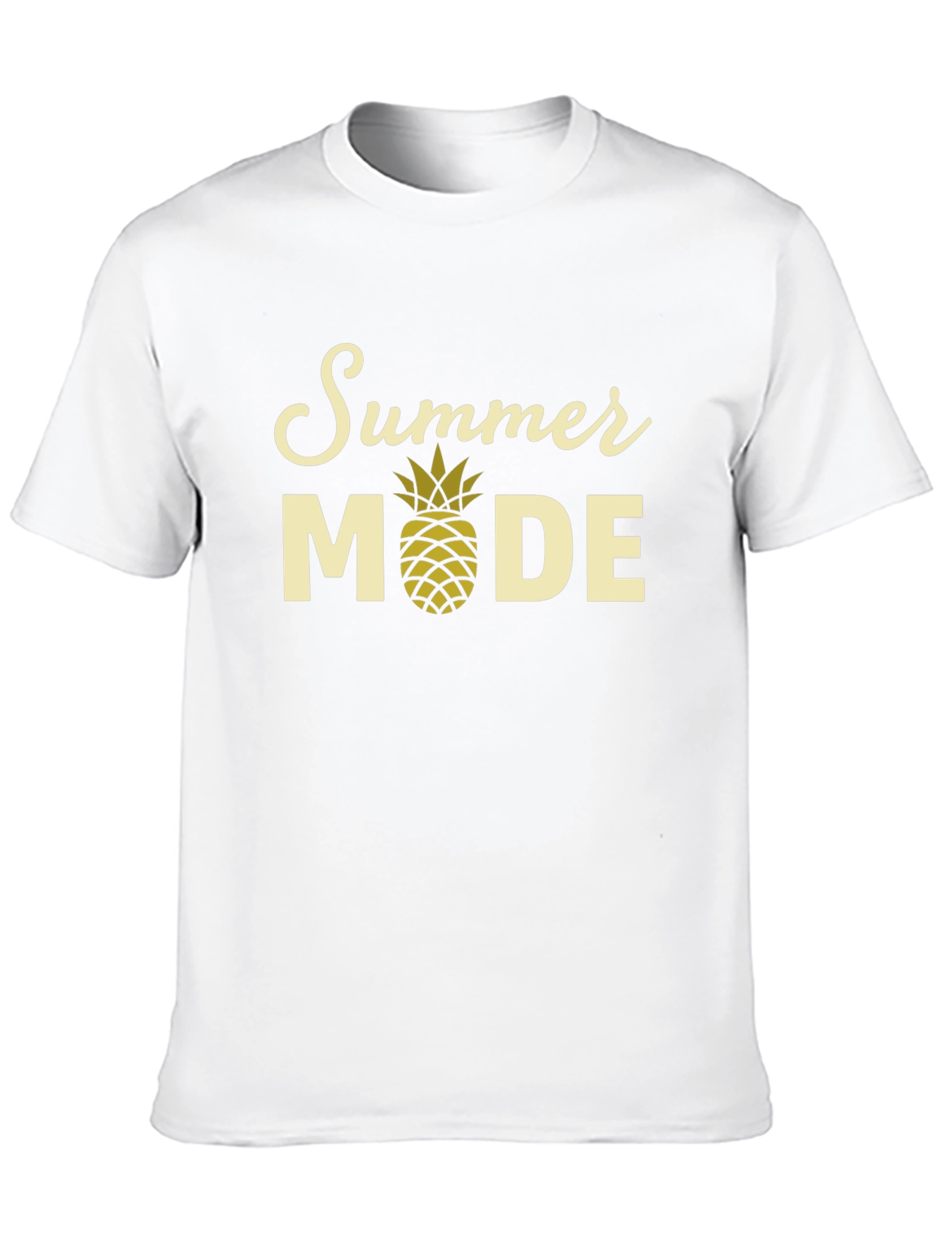 Summer Mode Graphic T-Shirt - Pineapple Design