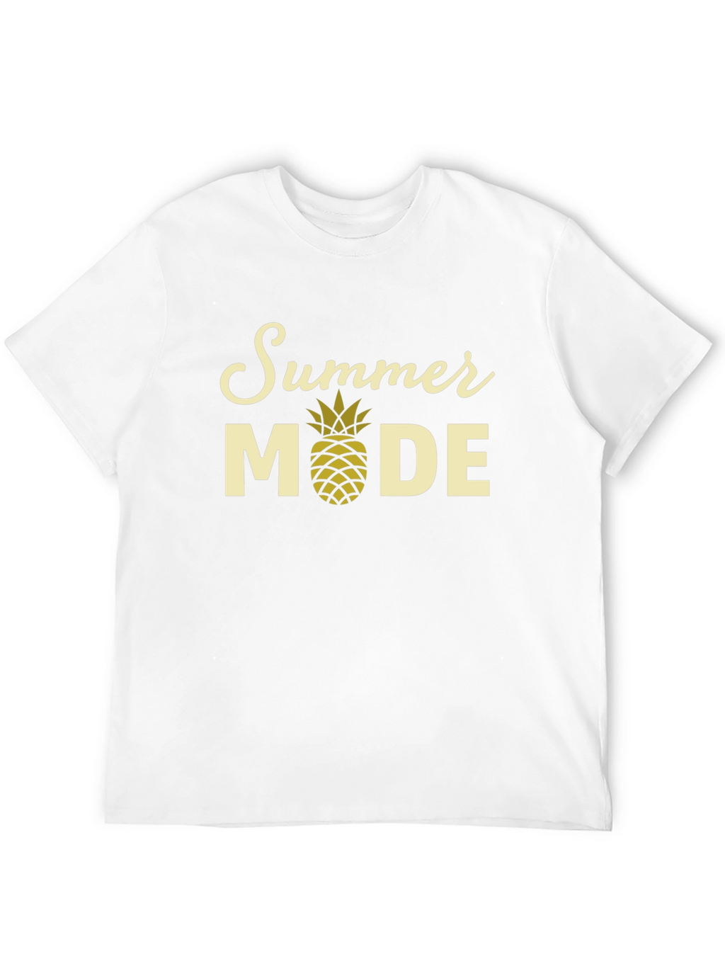 Summer Mode Graphic T-Shirt - Pineapple Design
