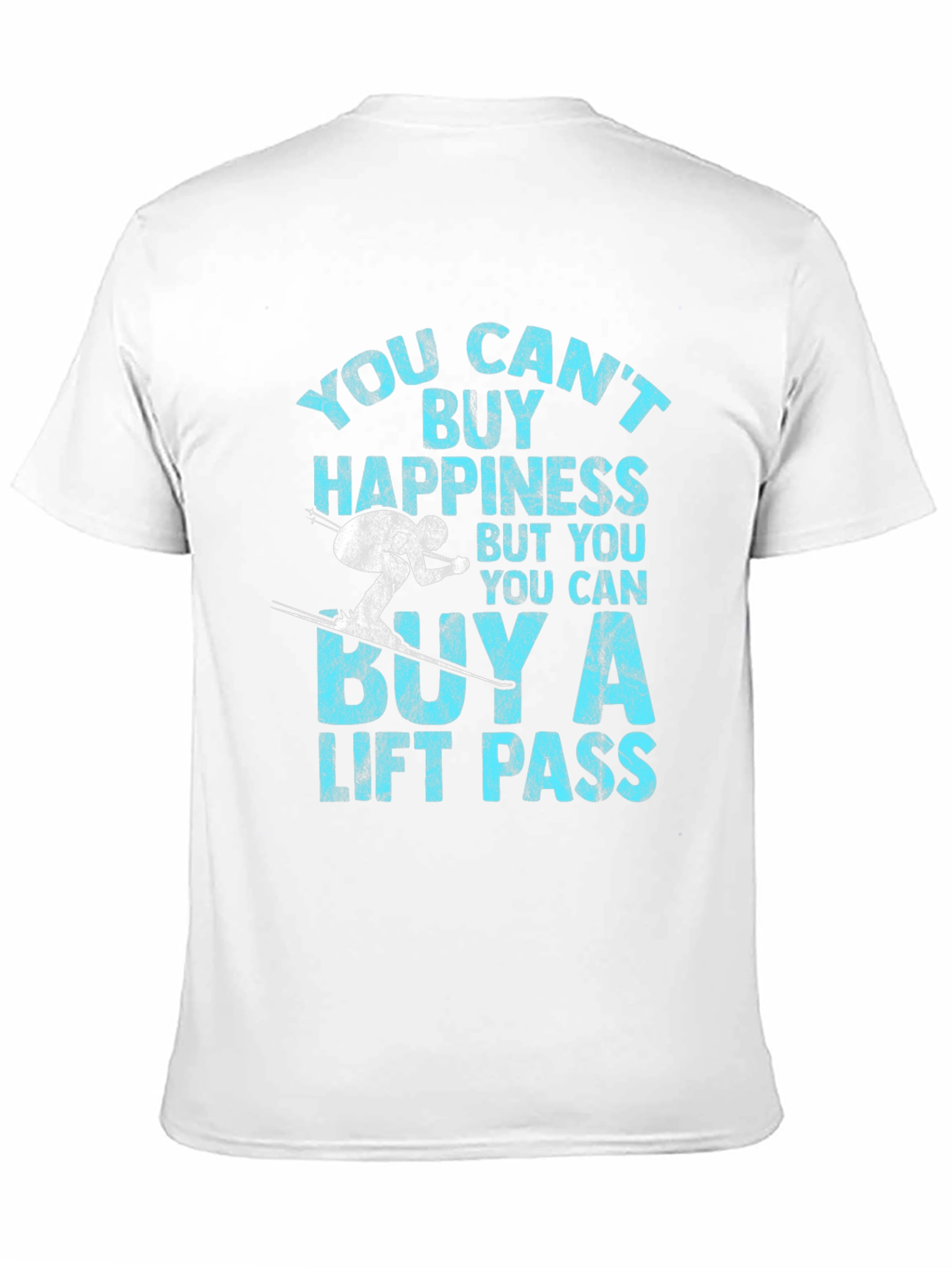 Skiing Lift Pass Happiness T-Shirt