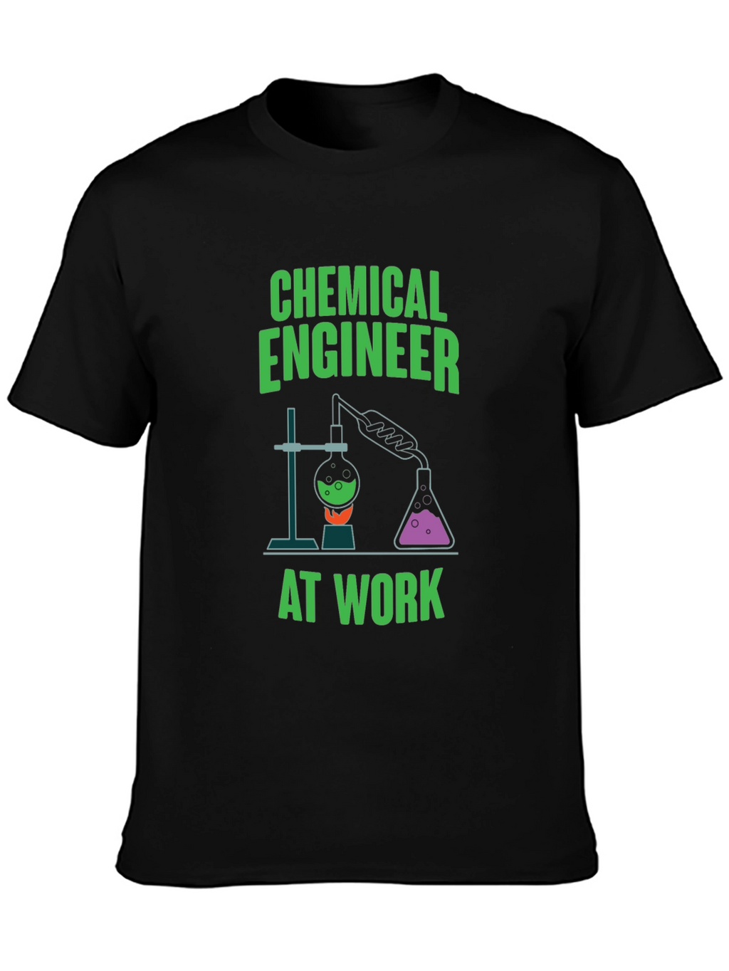 Chemical Engineer at Work Graphic T-Shirt
