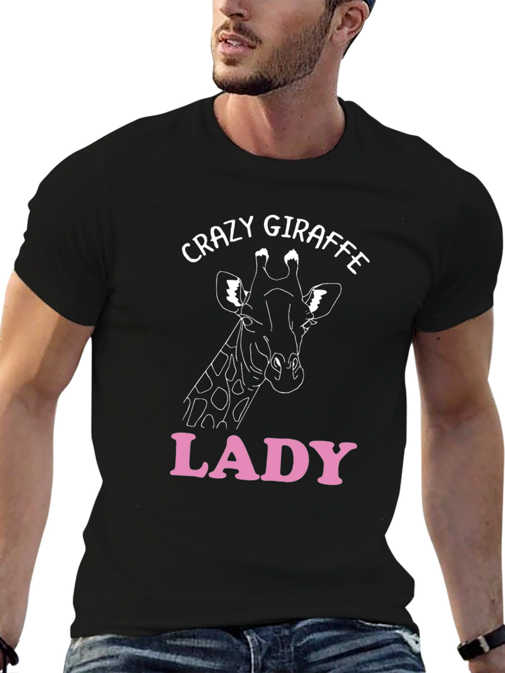 Crazy Giraffe Lady T-Shirt