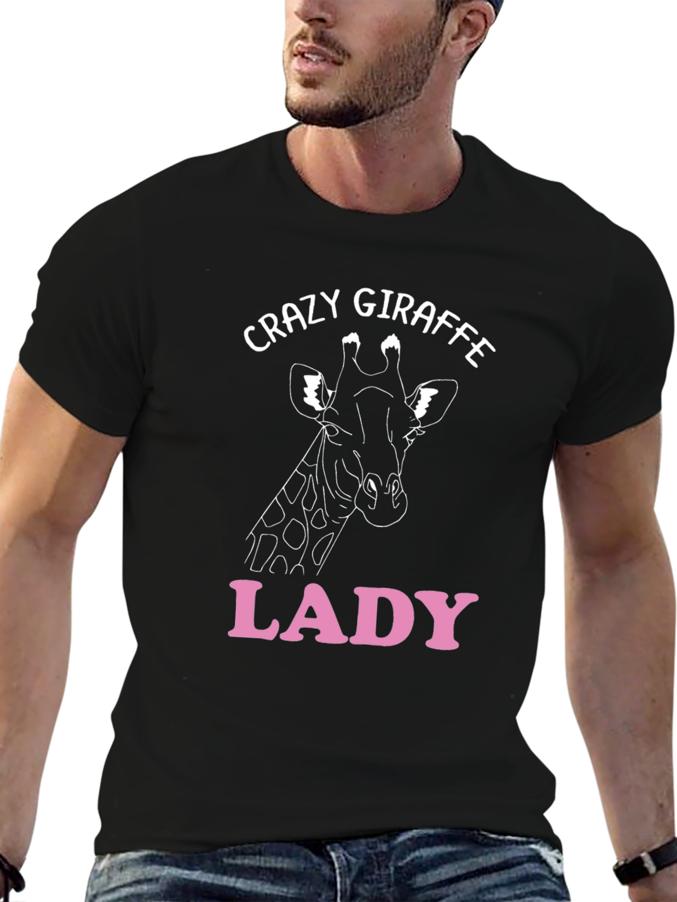 Crazy Giraffe Lady T-Shirt