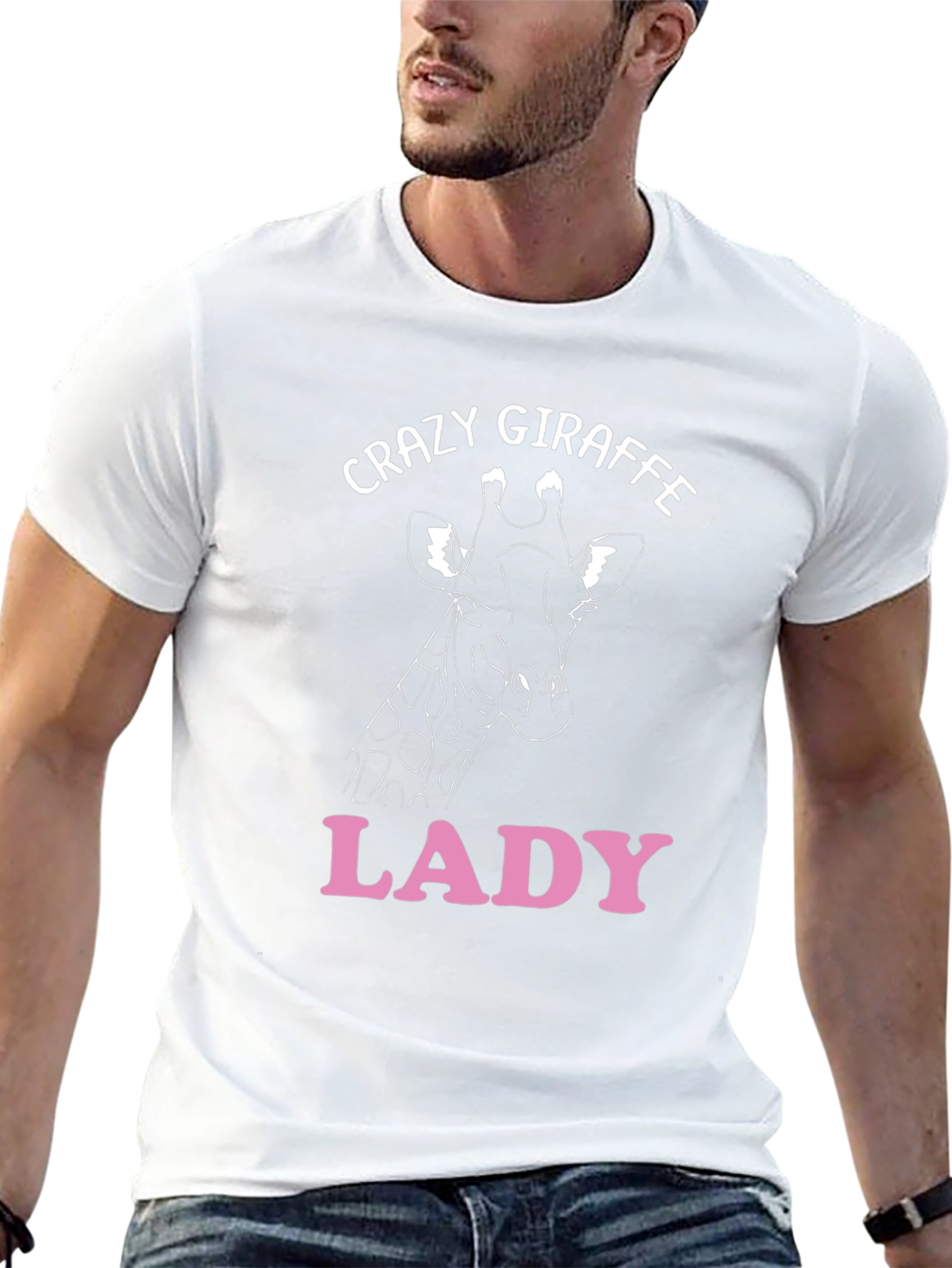 Crazy Giraffe Lady T-Shirt