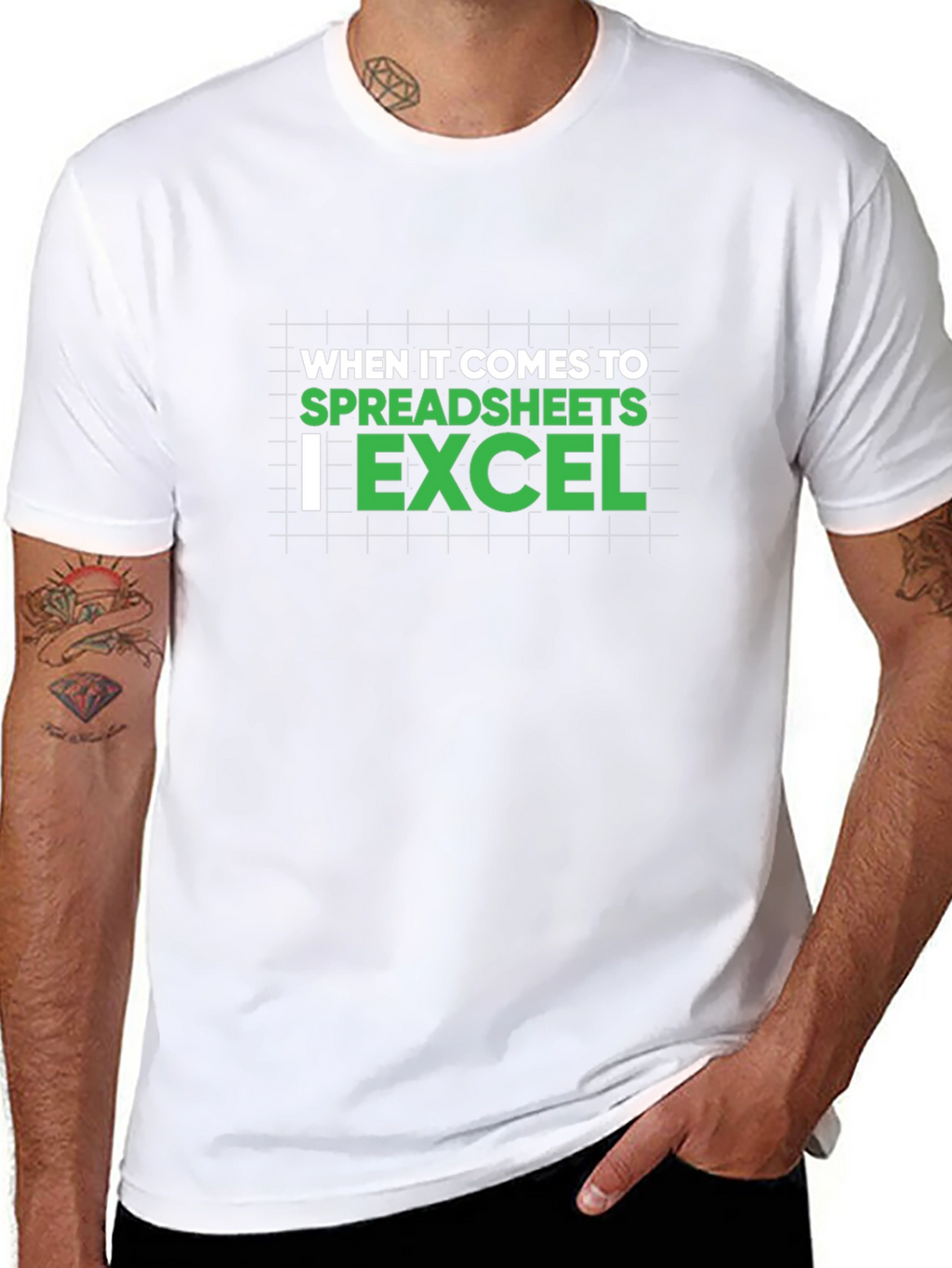 I Excel Spreadsheet Humor T-Shirt