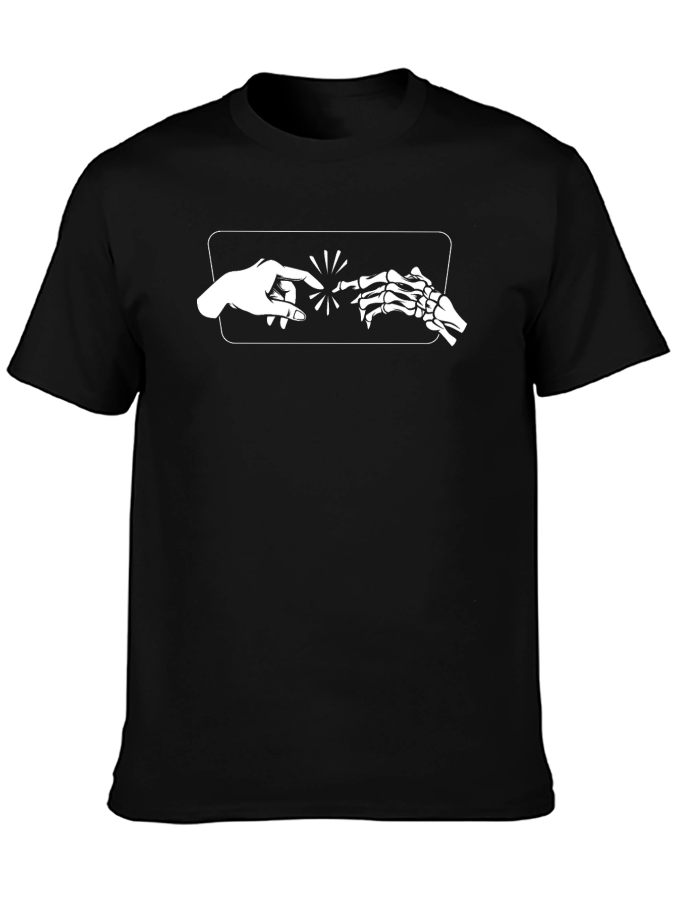 Creation of Adam Skeleton T-Shirt - Black