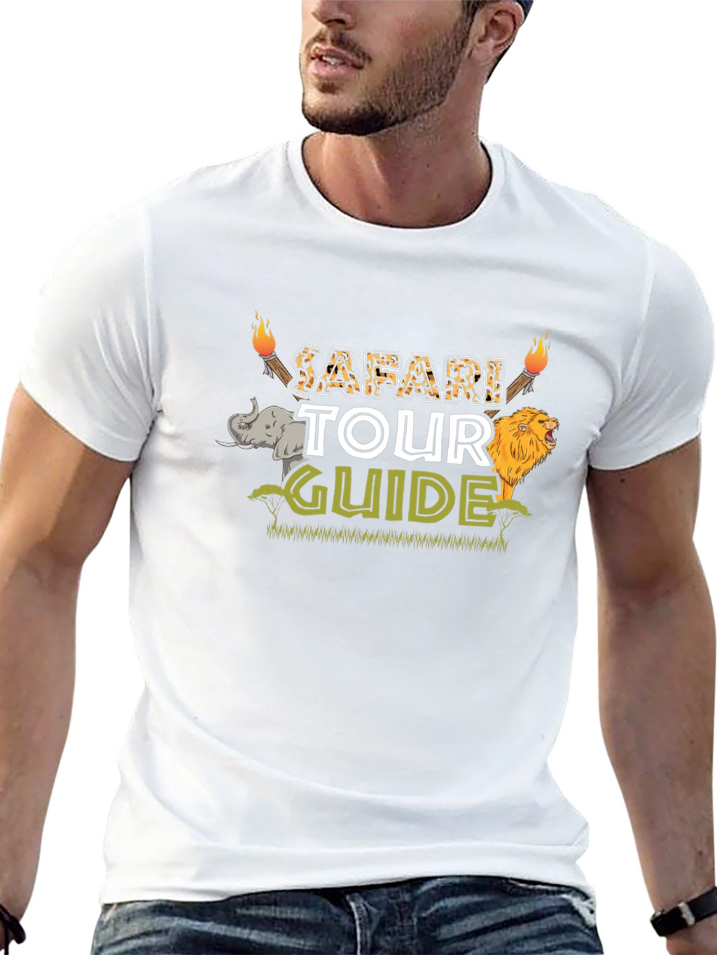 Safari Tour Guide Graphic Tee