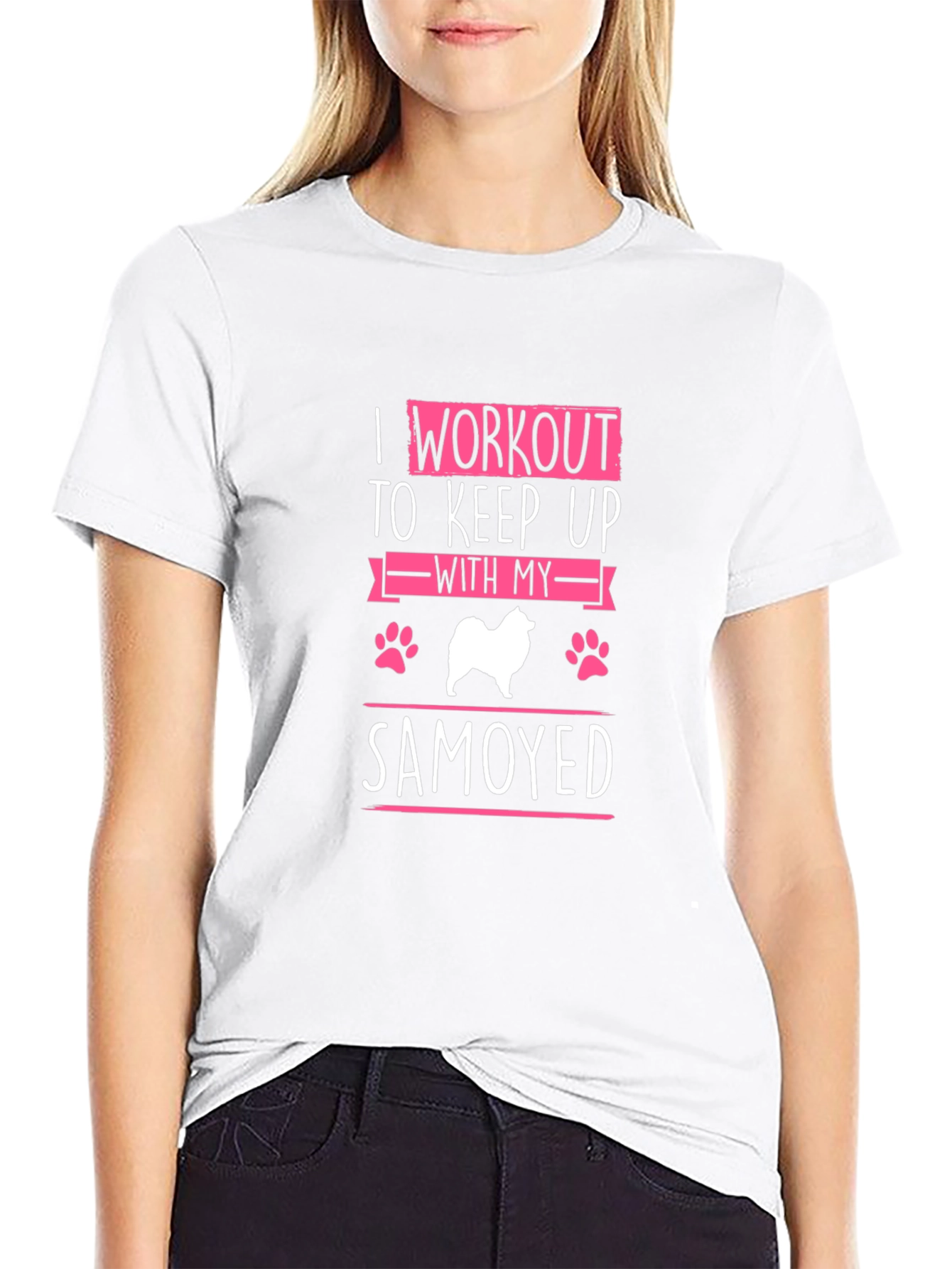 Samoyed Workout T-Shirt - Dog Lover Apparel