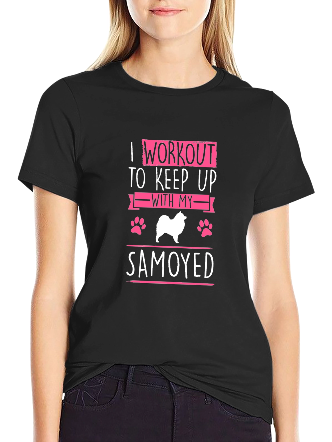 Samoyed Workout T-Shirt - Dog Lover Apparel