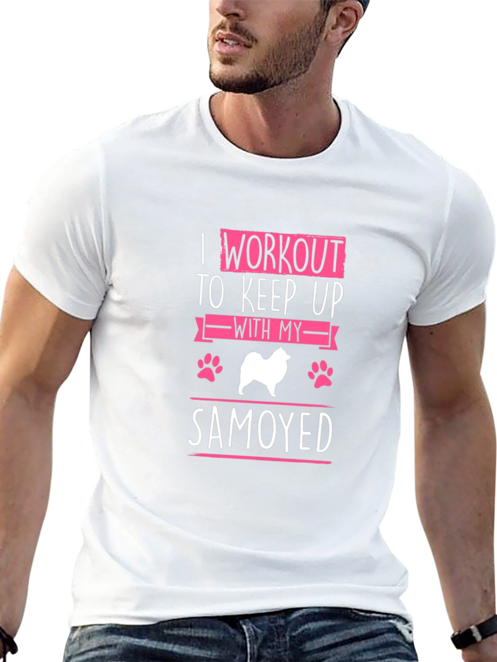 Samoyed Workout T-Shirt - Dog Lover Apparel