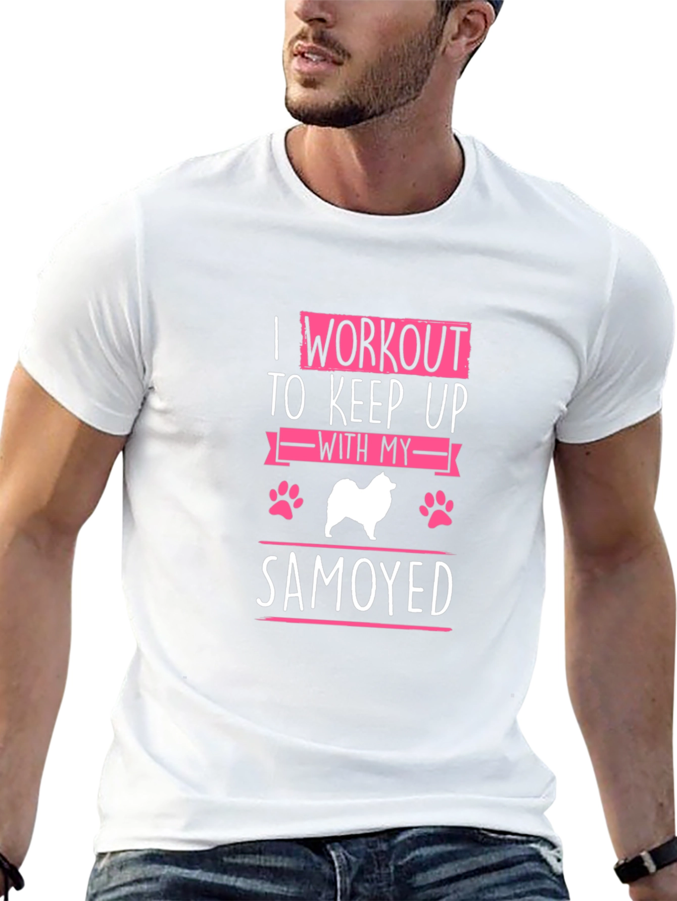 Samoyed Workout T-Shirt - Dog Lover Apparel