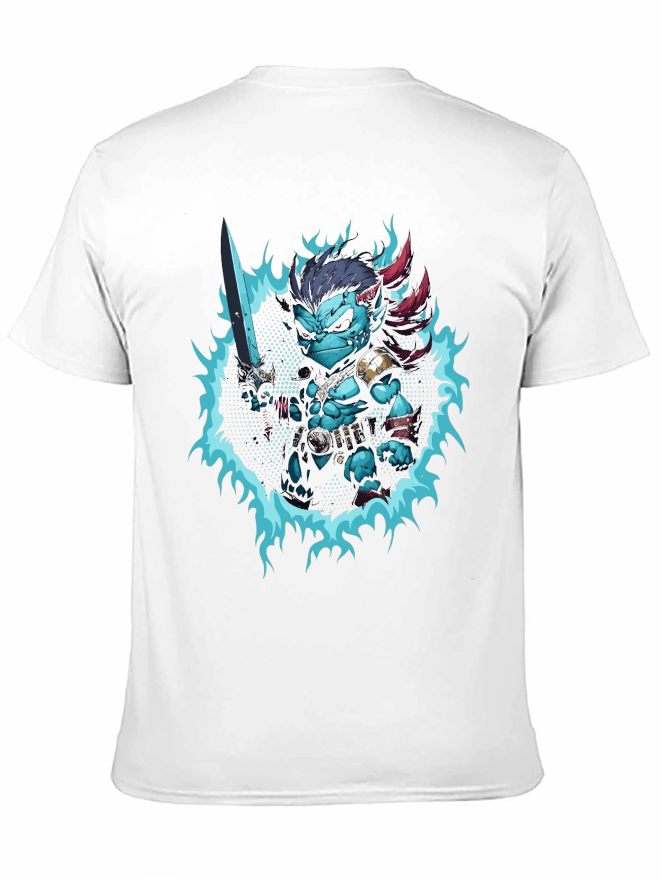 Fantasy Warrior Graphic Tee - Black