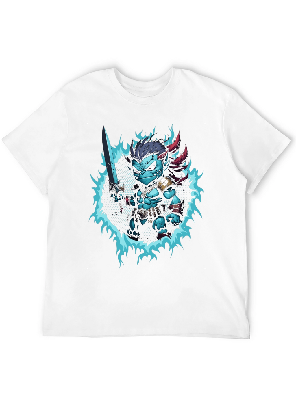 Fantasy Warrior Graphic Tee - Black