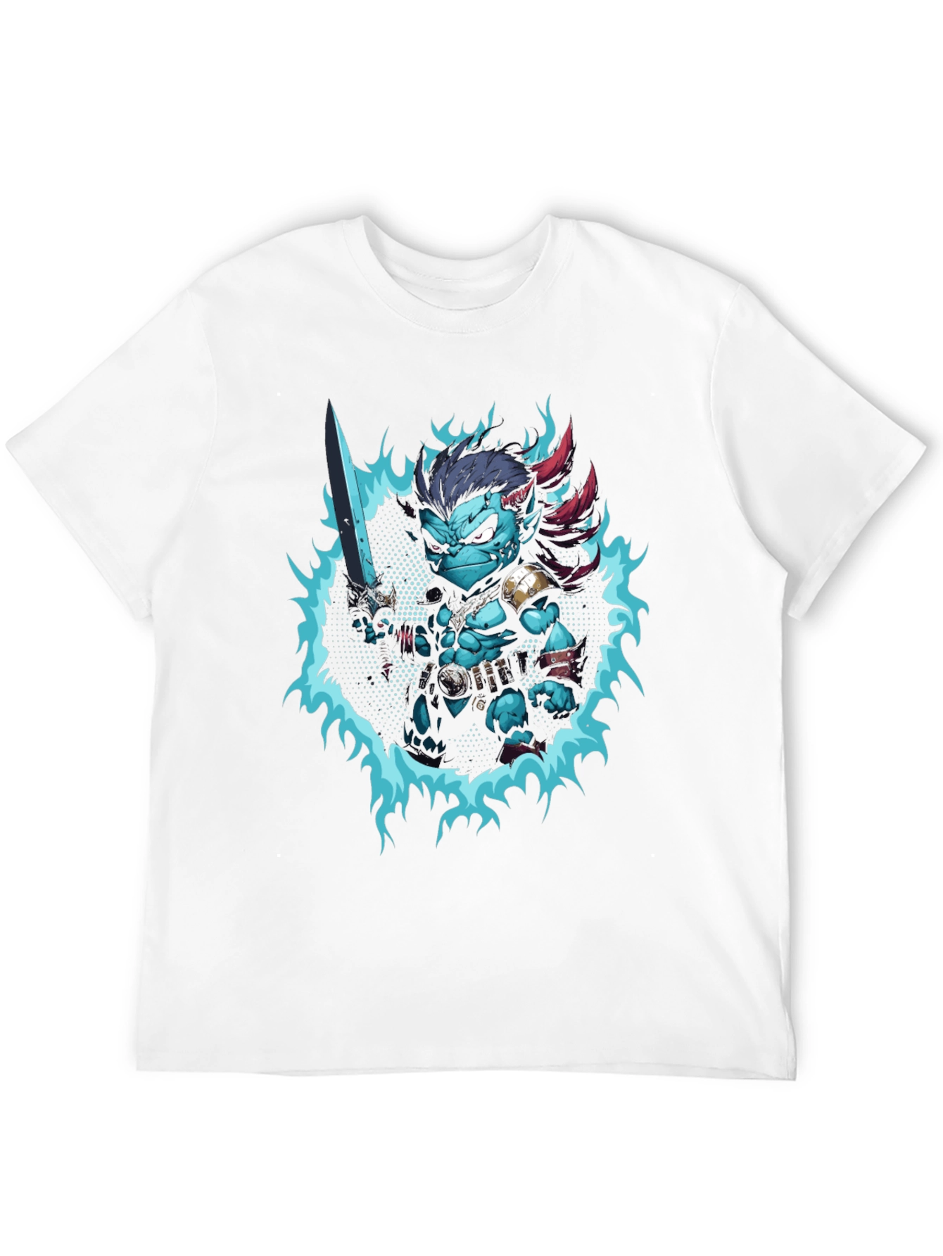 Fantasy Warrior Graphic Tee - Black