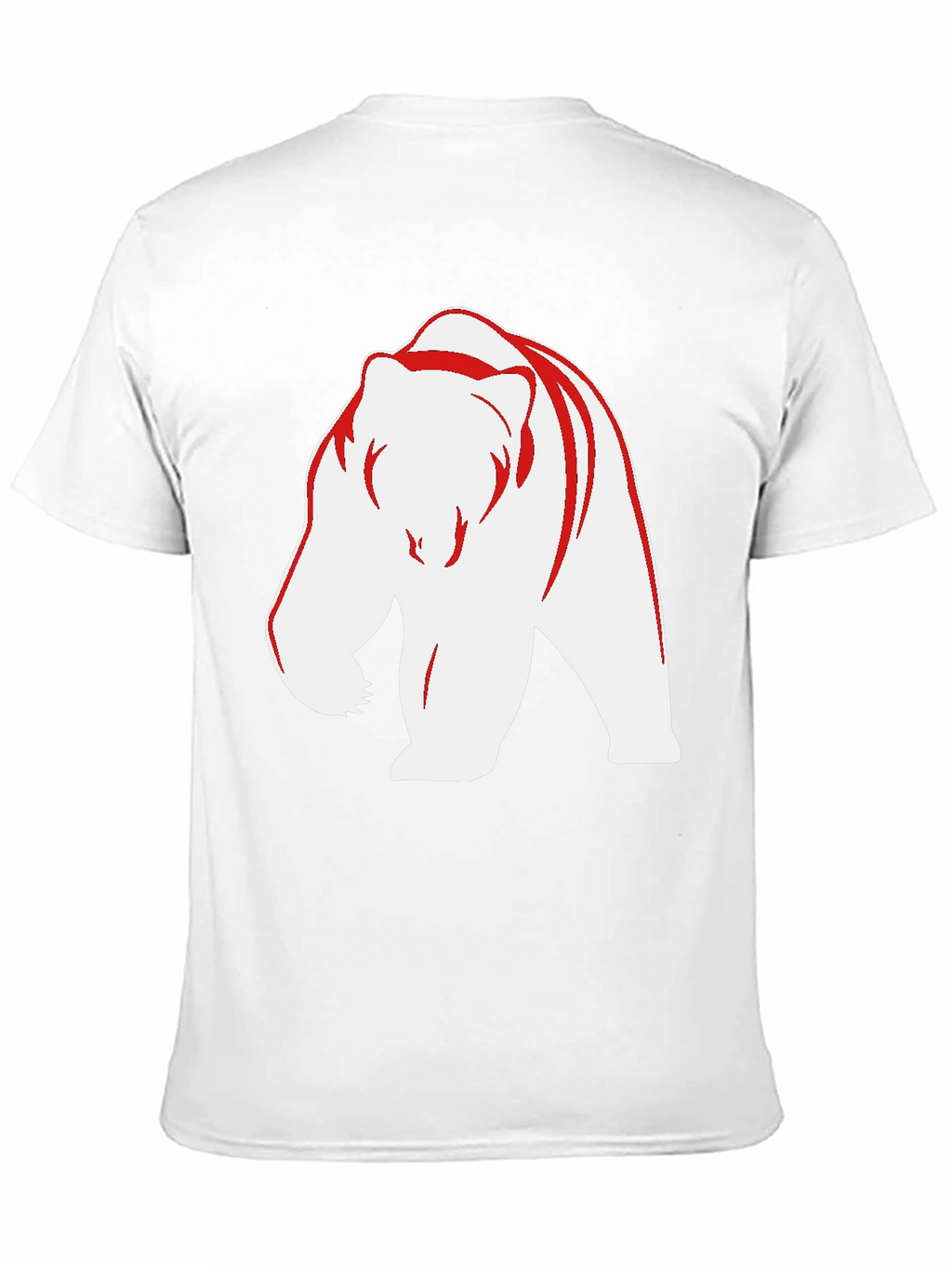 Bear Graphic Tee - Bold Black Casual Wear