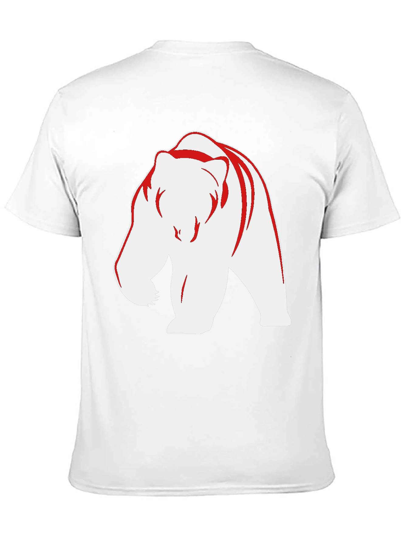 Bear Graphic Tee - Bold Black Casual Wear