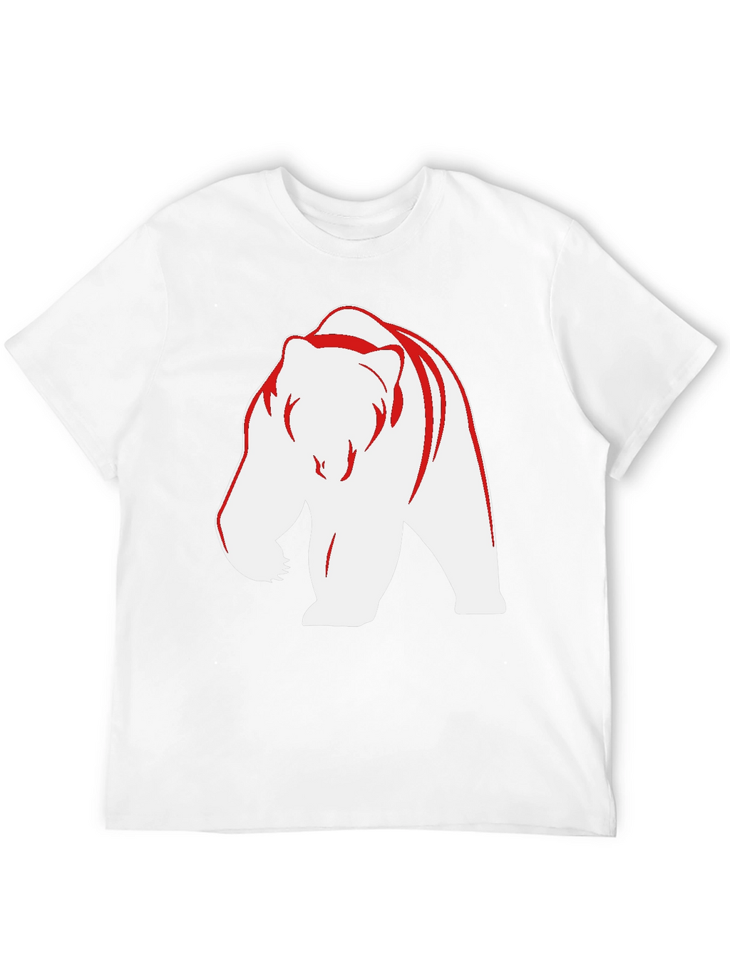 Bear Graphic Tee - Bold Black Casual Wear