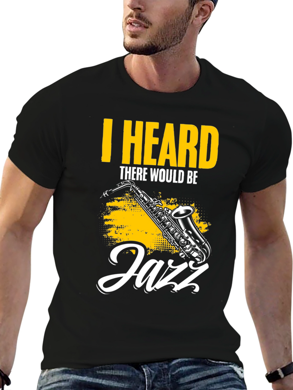 Jazz Saxophone Graphic T-Shirt