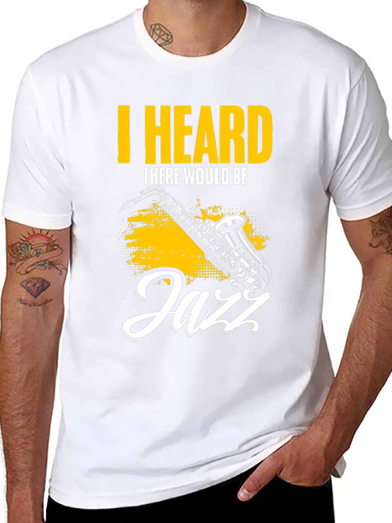 Jazz Saxophone Graphic T-Shirt