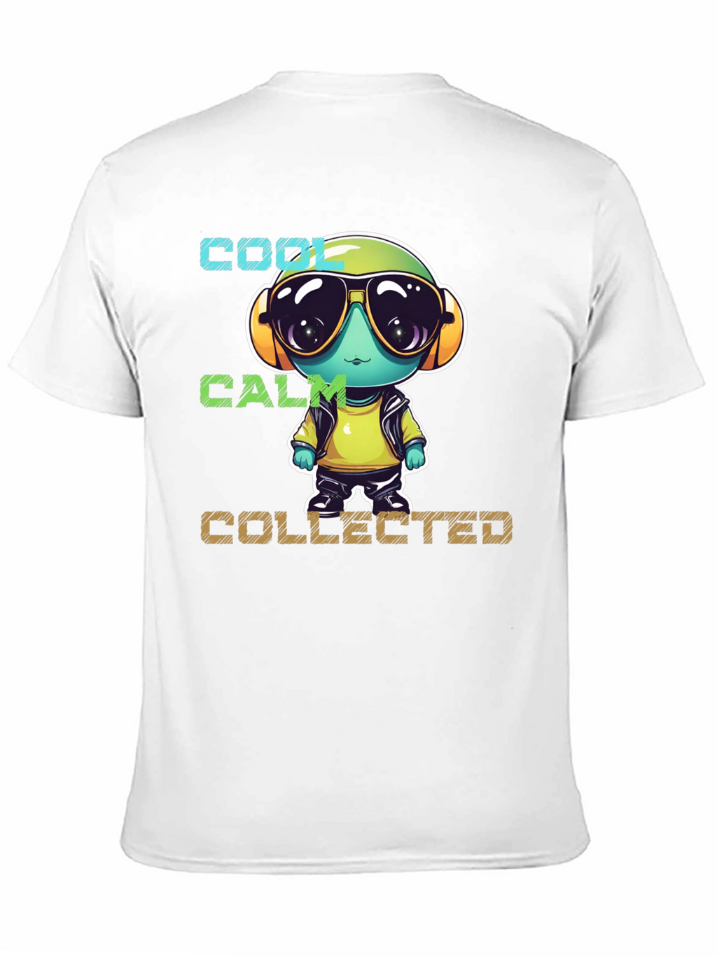 Cool Calm Collected Cartoon Character T-Shirt