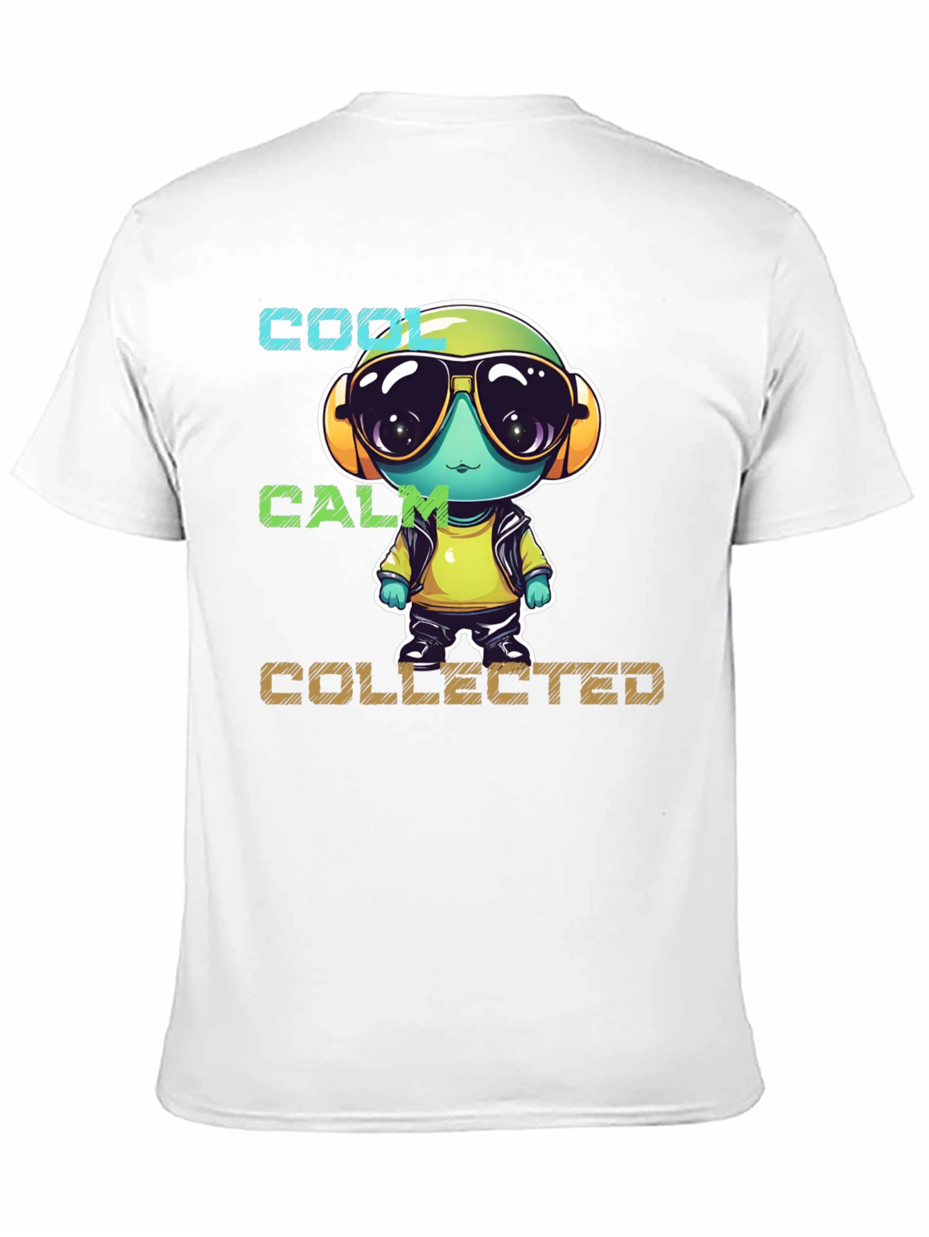Cool Calm Collected Cartoon Character T-Shirt
