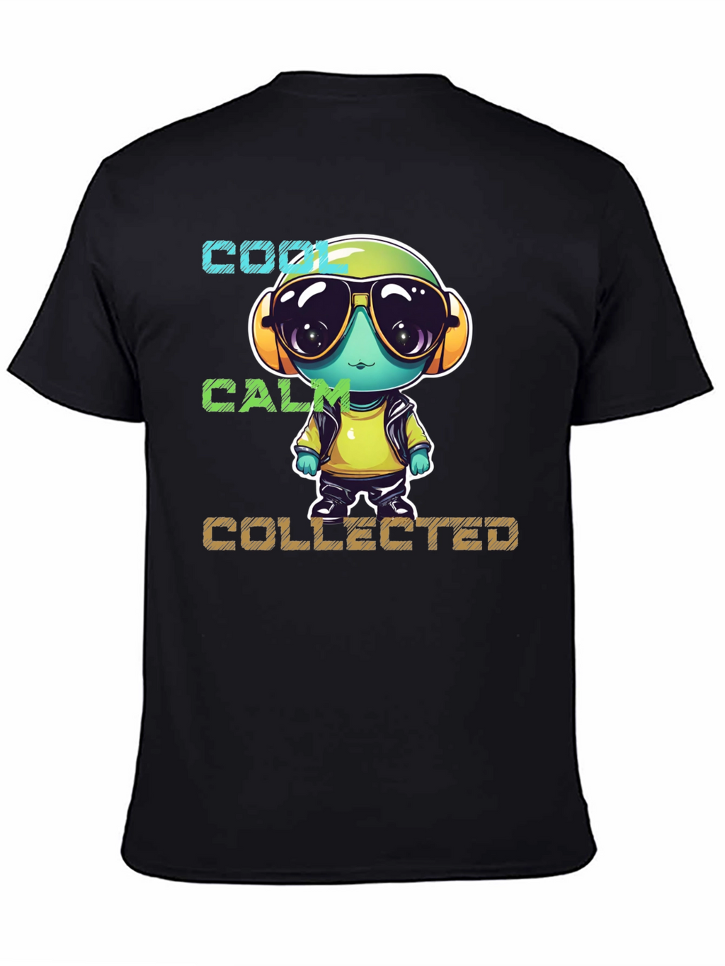 Cool Calm Collected Cartoon Character T-Shirt
