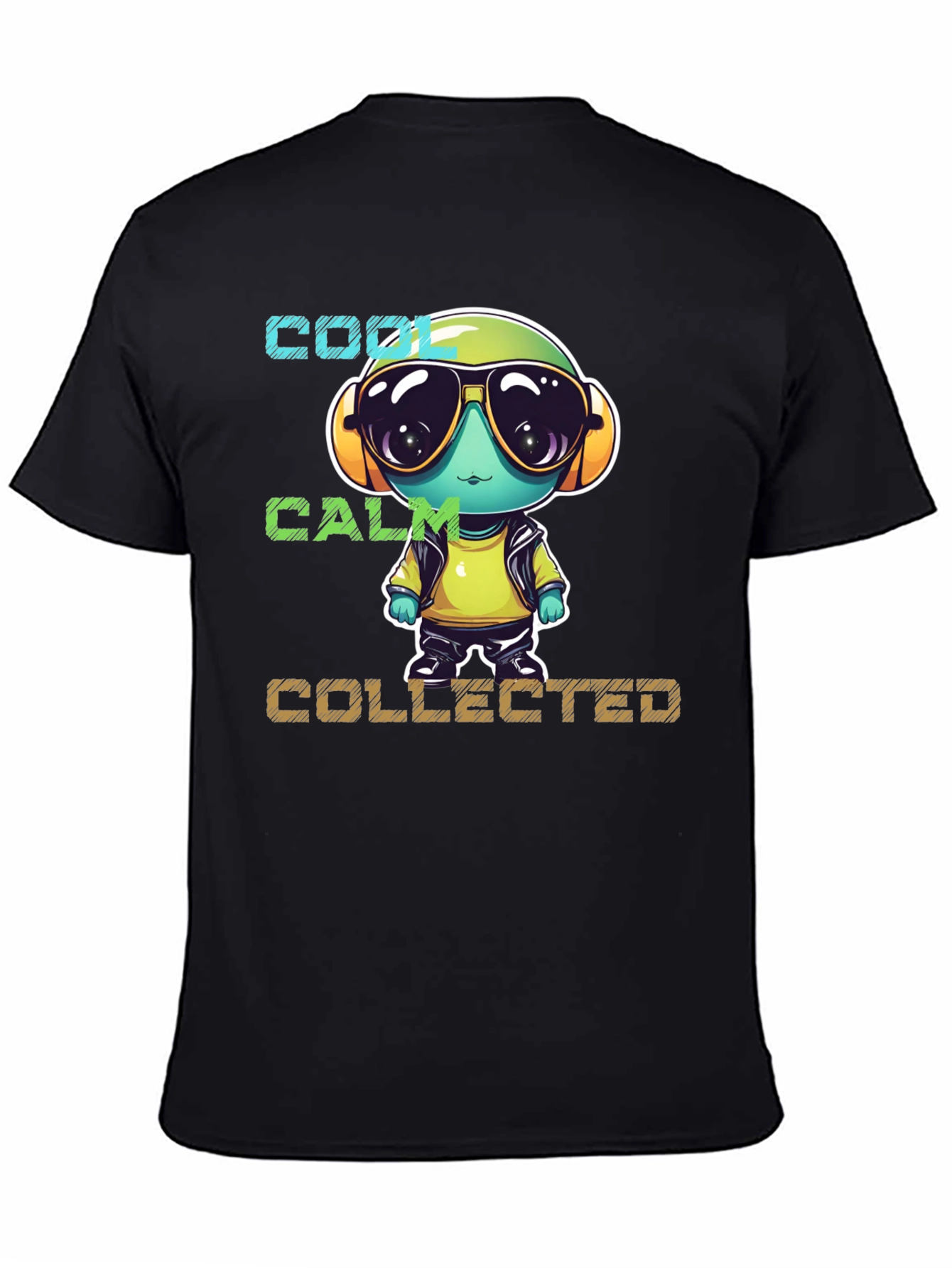 Cool Calm Collected Cartoon Character T-Shirt