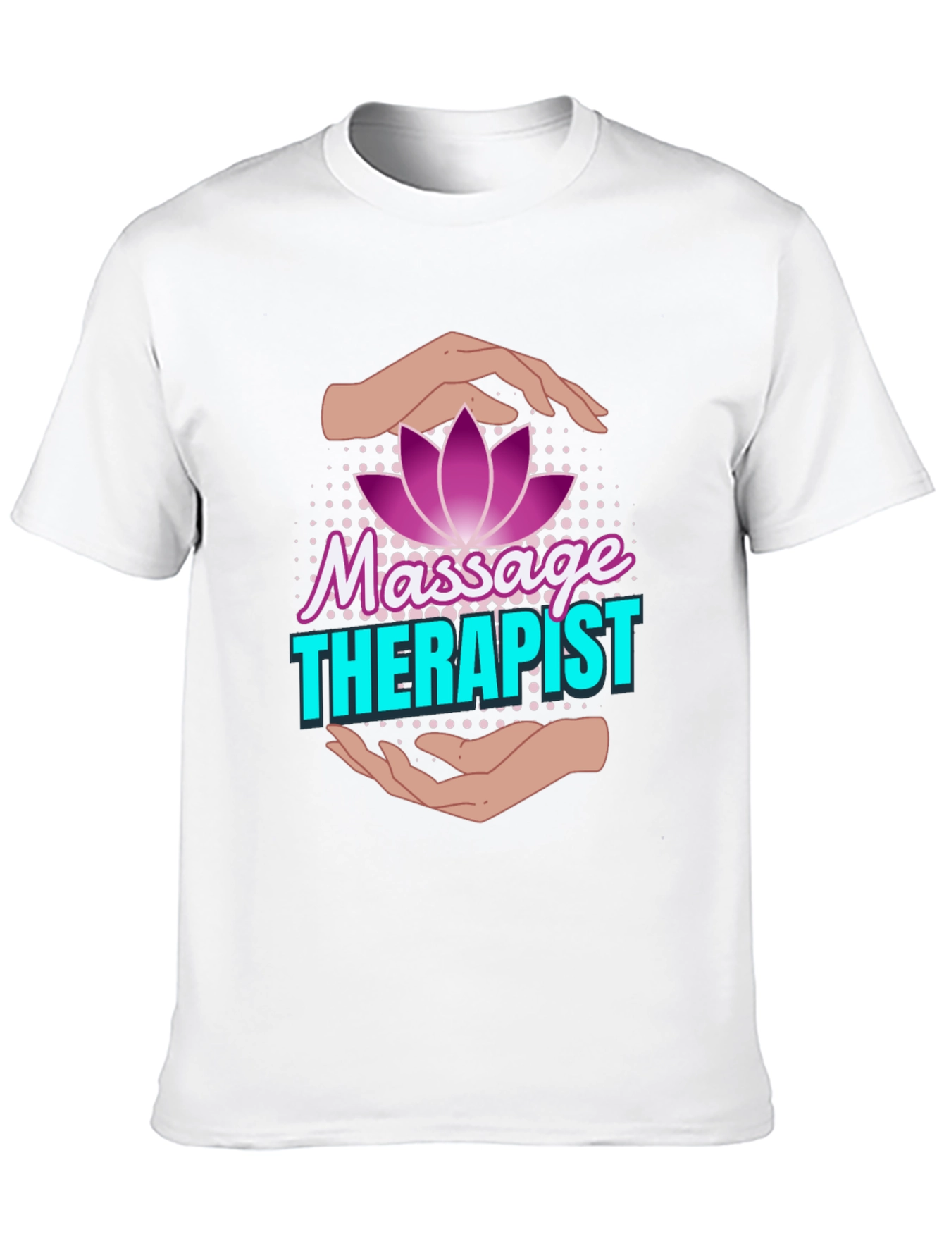 Massage Therapist Lotus Flower T-Shirt
