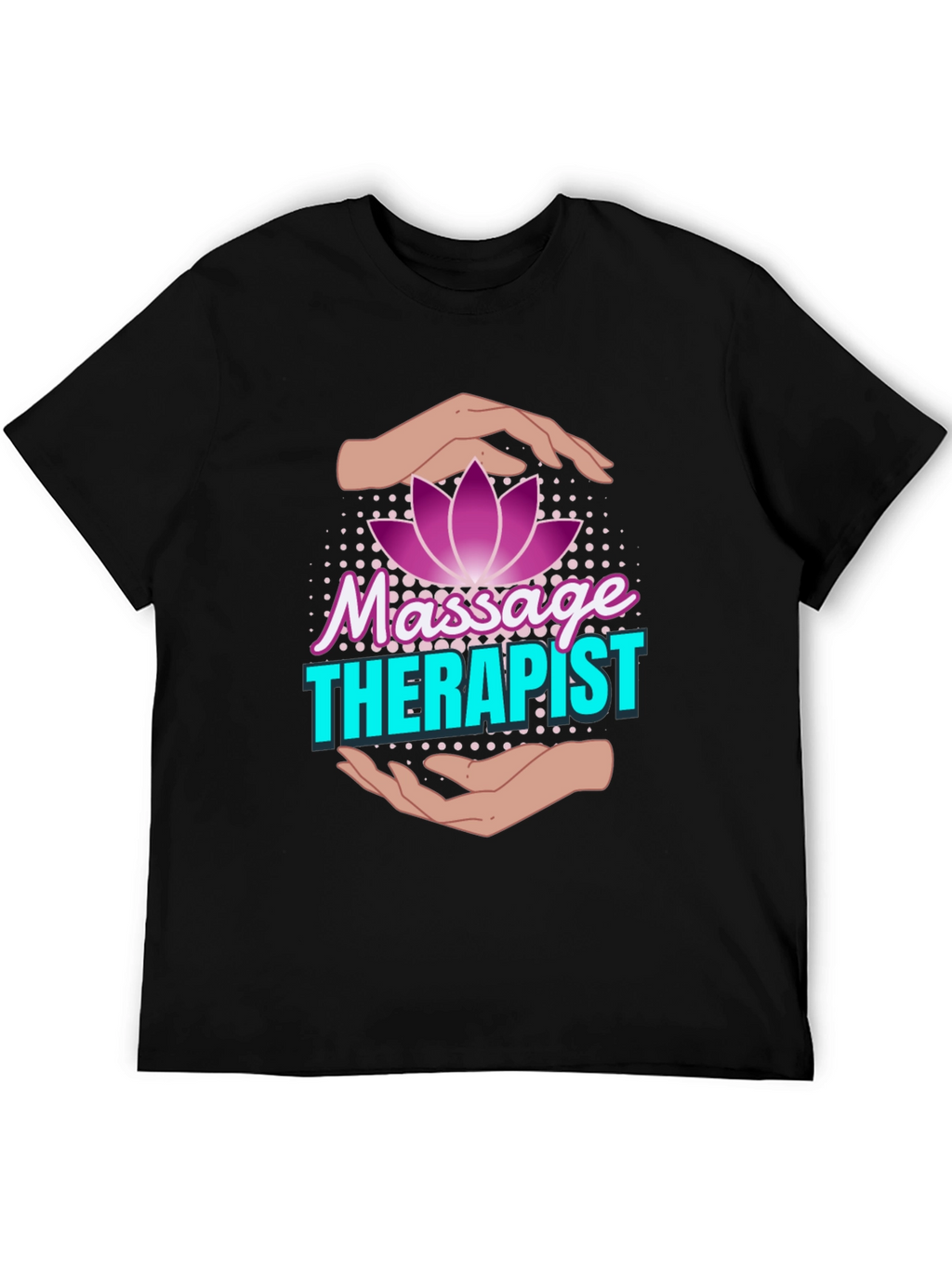 Massage Therapist Lotus Flower T-Shirt