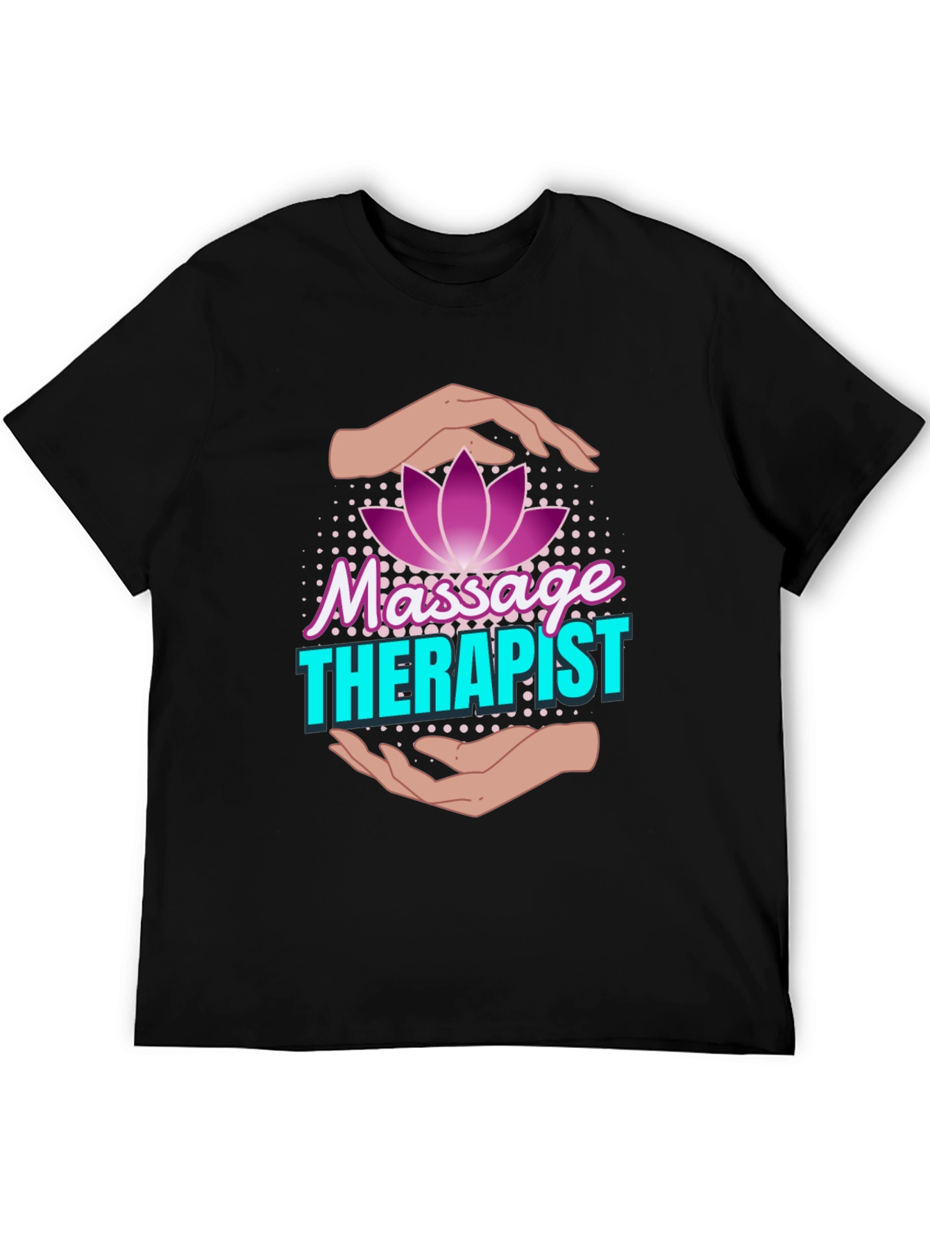 Massage Therapist Lotus Flower T-Shirt