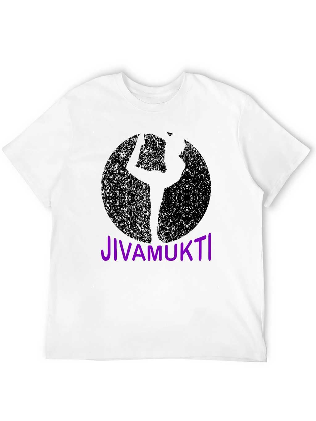 Jivamukti Yoga Pose Black T-Shirt