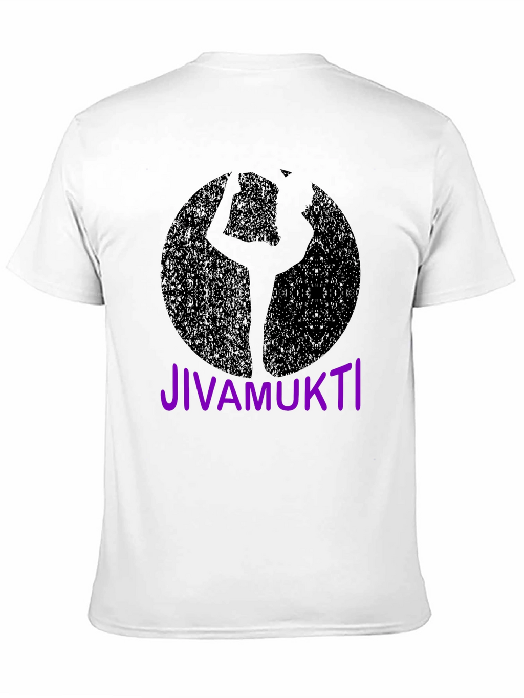 Jivamukti Yoga Pose Black T-Shirt