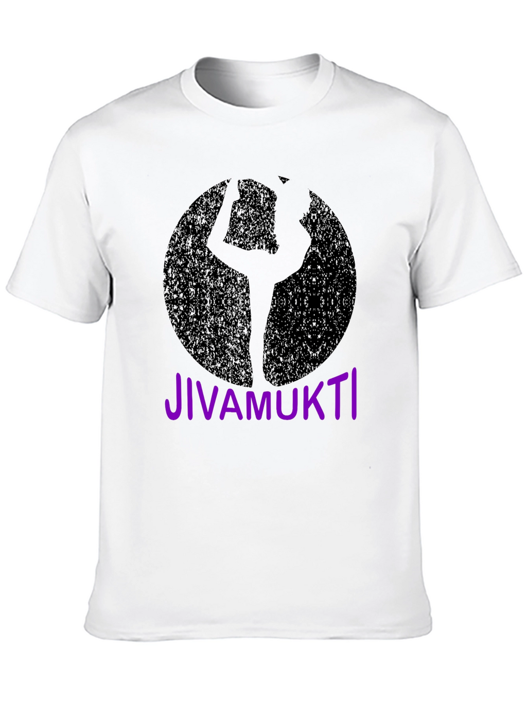 Jivamukti Yoga Pose Black T-Shirt