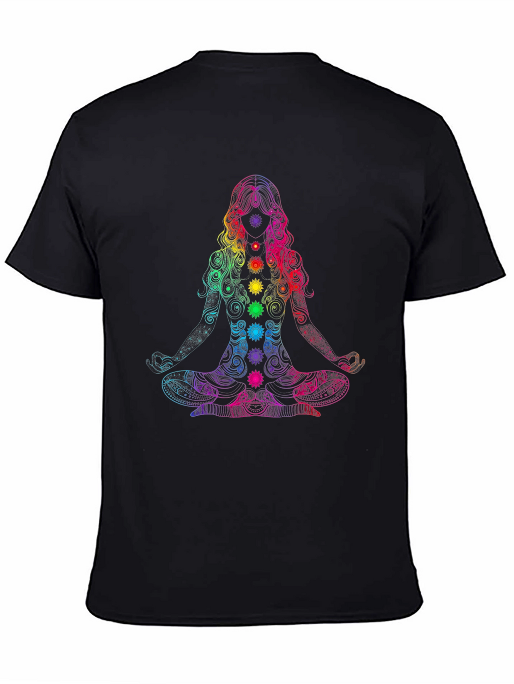 Chakra Yoga Meditation Graphic T-Shirt
