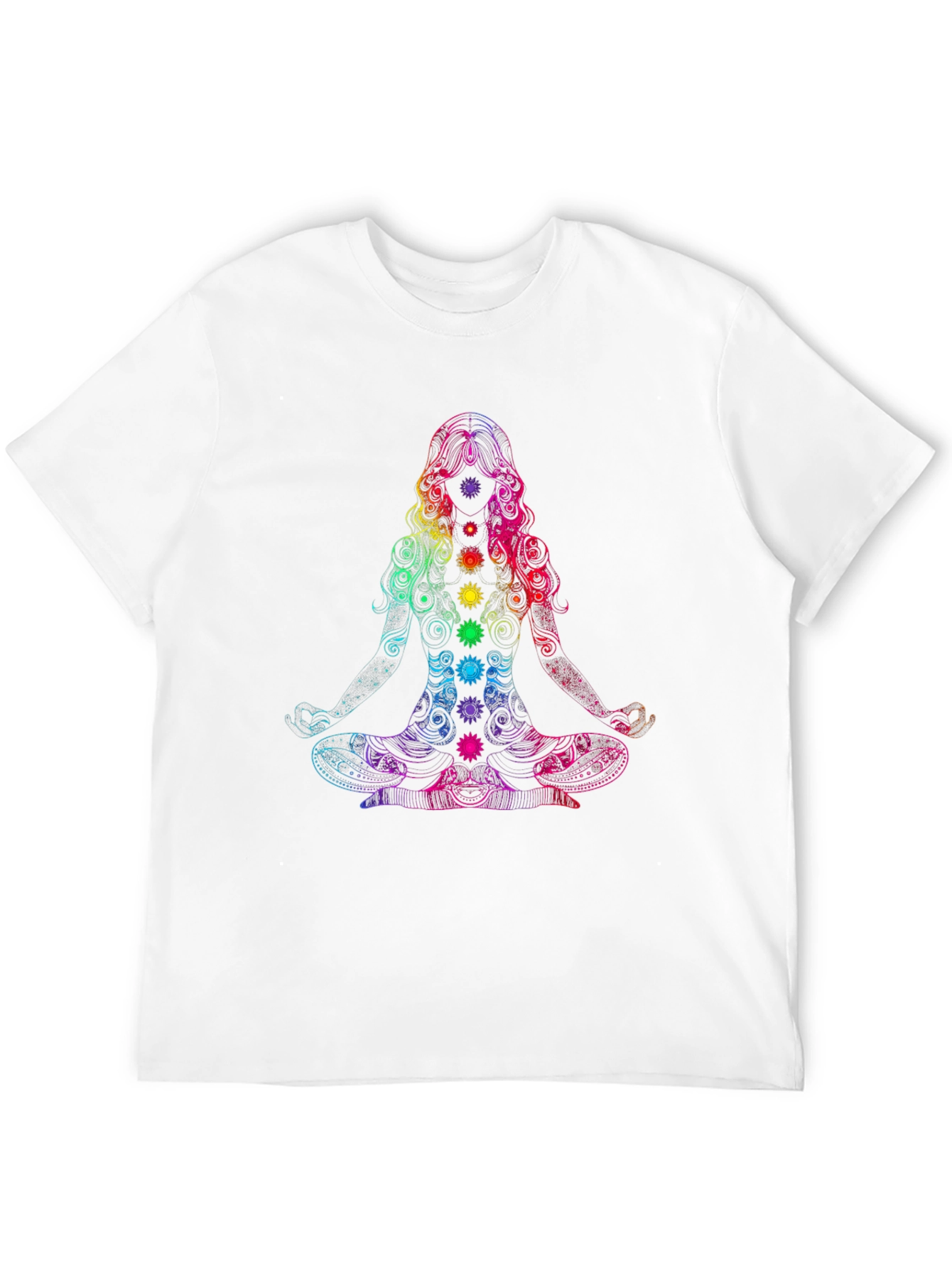 Chakra Yoga Meditation Graphic T-Shirt