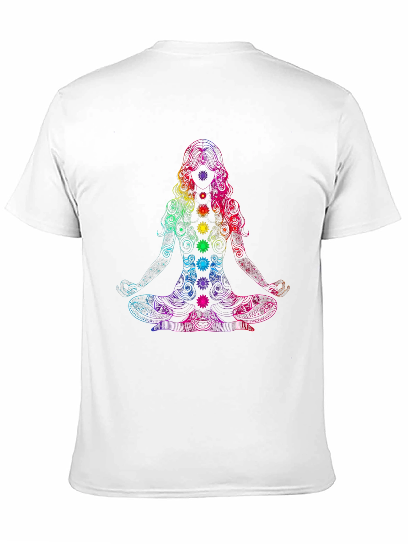 Chakra Yoga Meditation Graphic T-Shirt