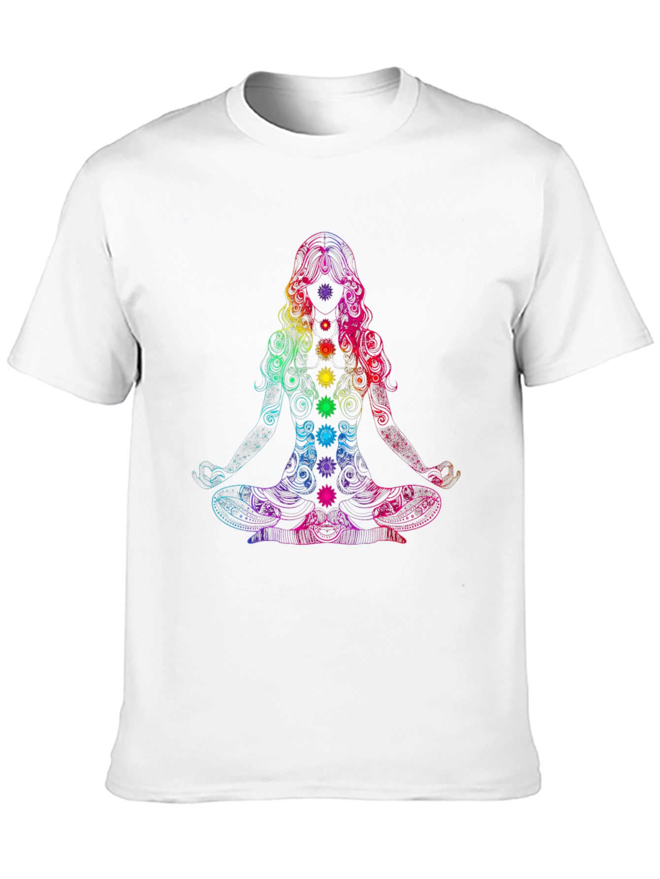 Chakra Yoga Meditation Graphic T-Shirt